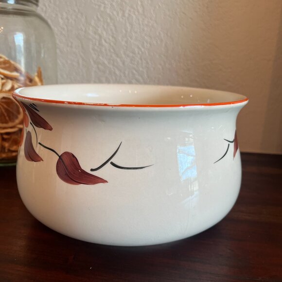 Vintage Planter Chamber Pot w/ Handle Floral Boho Retro Cottagecore Hand Painted - Picture 6 of 8